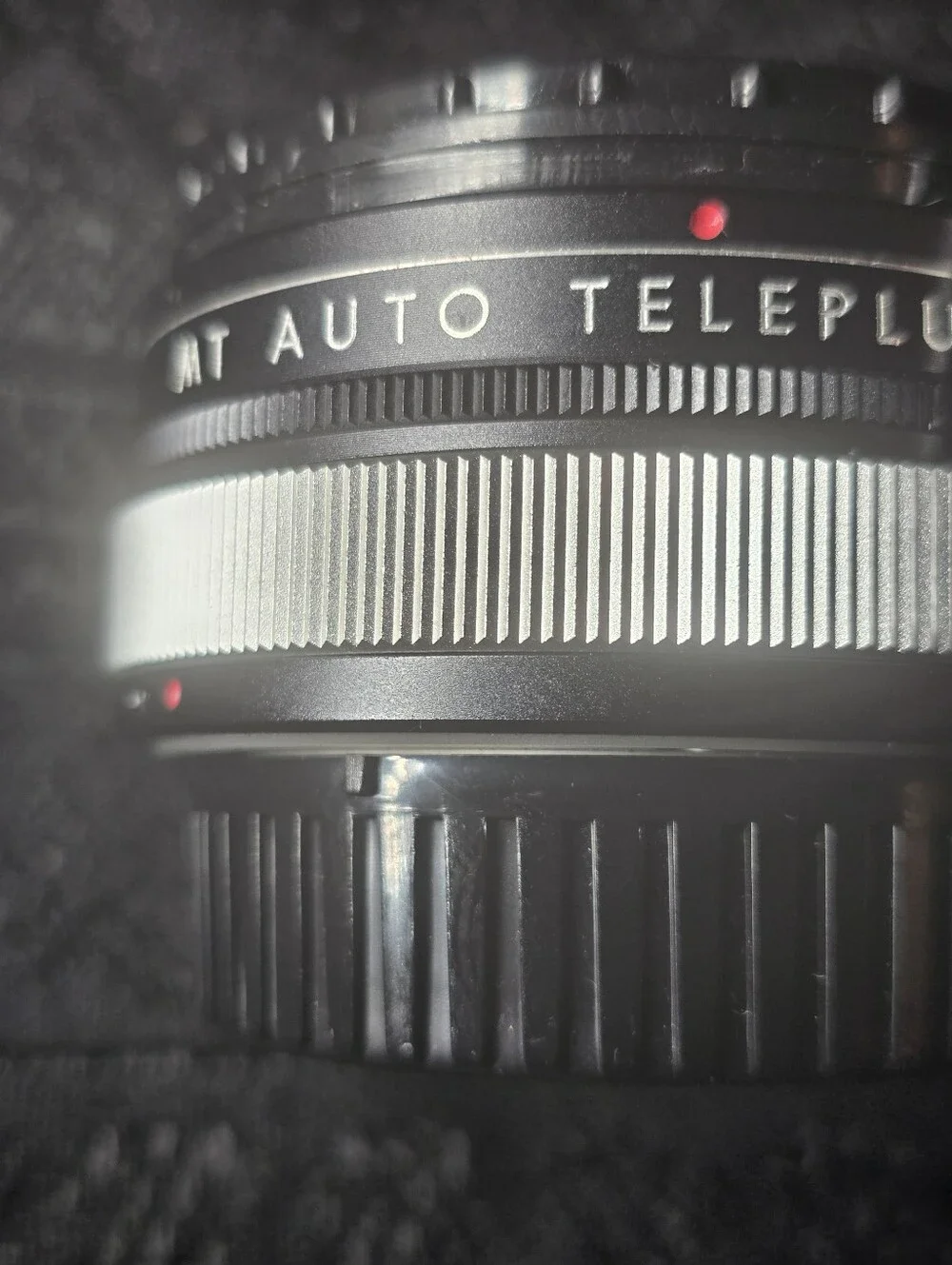 Vintage Minolta Kenko Auto Teleplus 2x teleconverter.